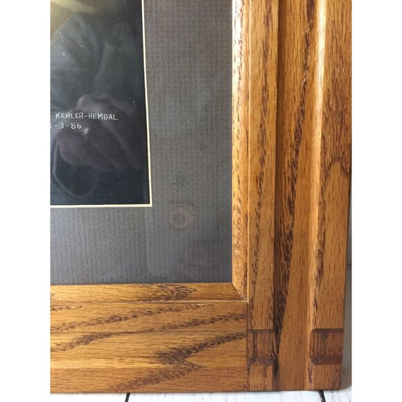 Original Scratchboard Giraffe Portrait by Carol Kehler-Hemdal (1985), Registered - Picture 7 of 14